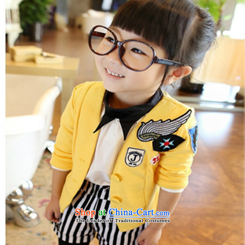 The autumn 2015 girls with new girls small jacket girls baby suit Dragonfly 140 toner recalled that love , , , shopping on the Internet