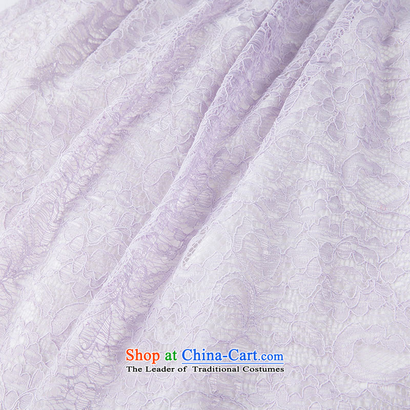 Love of Ko Yo Girl lace princess skirt flower girl children dress wedding dress skirt bon bon skirt costumes light purple love of Ko Yo (120-130 I natural angel shopping on the Internet has been pressed.