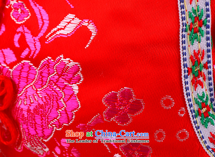 2015 Children Tang dynasty female babies for winter Tang dynasty girls winter clothing cotton coat Tang Dynasty New Year boxed dress cotton coat red 90 pictures, prices, brand platters! The elections are supplied in the national character of distribution, so action, buy now enjoy more preferential! As soon as possible.