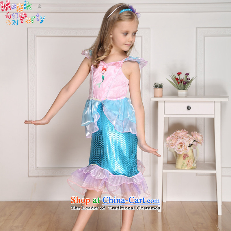 Fantasy to send girls school performance apparel girls birthday gift for the role play mermaid dresses princess skirt mermaid 110cm5-6 code, a party (magikparty) , , , shopping on the Internet