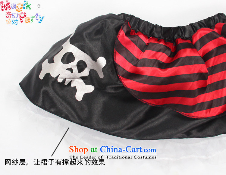 Fantasy Halloween costume party elementary school girls show Dress Photography dress role play pirates replacing girls pirates skirt pirates skirt 140cm photo, prices, brand platters! The elections are supplied in the national character of distribution, so action, buy now enjoy more preferential! As soon as possible.