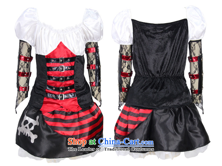 Fantasy Halloween costume party elementary school girls show Dress Photography dress role play pirates replacing girls pirates skirt pirates skirt 140cm photo, prices, brand platters! The elections are supplied in the national character of distribution, so action, buy now enjoy more preferential! As soon as possible.