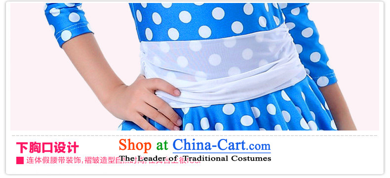 Dream arts children Latin dance skirt exercise clothing Girls fall inside the dot large petticoats long-sleeved Latin dance services fall rose female hangtags 160 is suitable for Picture, prices, 150-160cm brand platters! The elections are supplied in the national character of distribution, so action, buy now enjoy more preferential! As soon as possible.