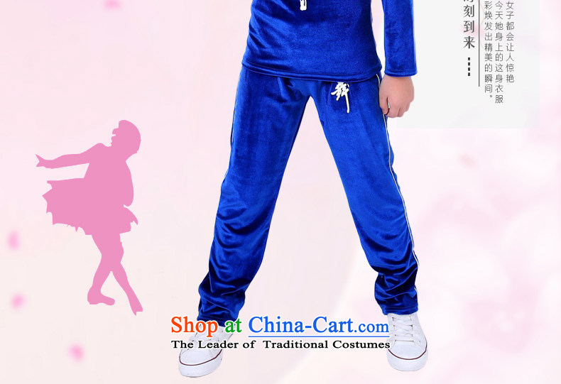 Children Dance exercise clothing boy) packaged early childhood autumn dance wearing long-sleeved performance gymnastics dancing blue autumn men serving hangtags 130 is suitable for Picture, prices, 120-130cm brand platters! The elections are supplied in the national character of distribution, so action, buy now enjoy more preferential! As soon as possible.