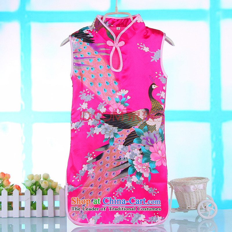Bunnies Dordoi Summer Children qipao girls Tang dynasty princess skirt ethnic pure cotton small girls Da Tong Zheng costumes blue 110 Bunnies Dodo xiaotuduoduo) , , , shopping on the Internet