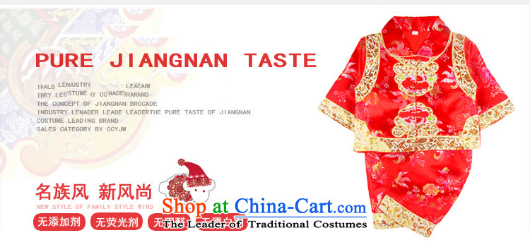 The new national wind children short-sleeved Tang Dynasty Package double retro damask New year red 73 pictures, prices, brand platters! The elections are supplied in the national character of distribution, so action, buy now enjoy more preferential! As soon as possible.