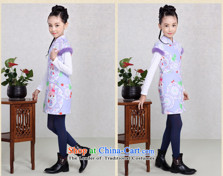 The Burkina found 2015 children's wear girls qipao cheongsam dress child CUHK short-sleeved Tang dynasty China wind cotton waffle) Purple folder 160 pictures, prices, brand platters! The elections are supplied in the national character of distribution, so action, buy now enjoy more preferential! As soon as possible.