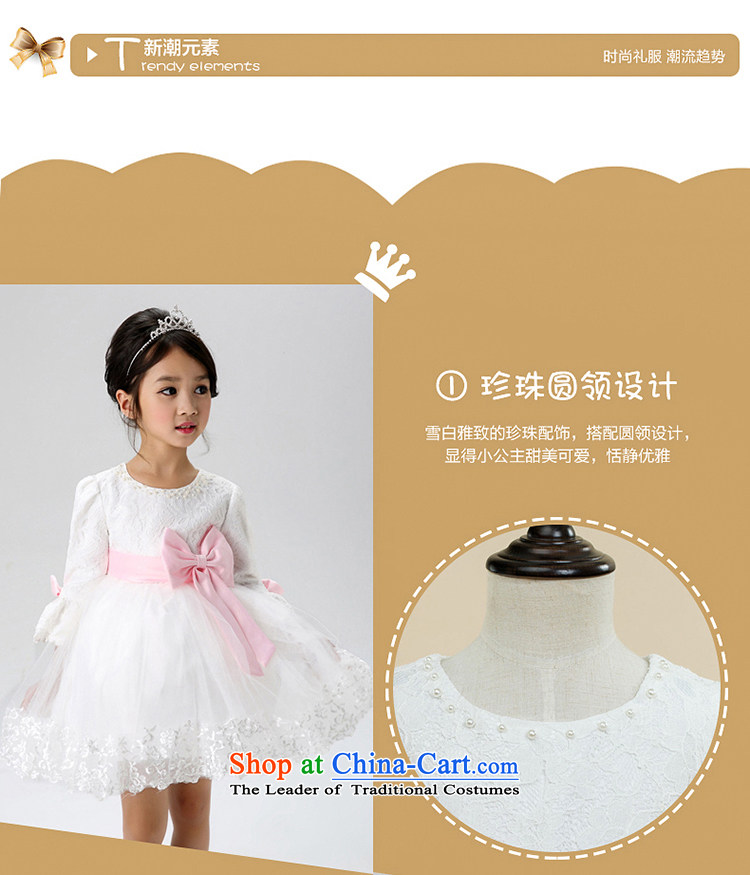 The state of children's wear under the meter high child girls will dress girls Flower Girls Wedding Dress Show Services White Princess 130 pictures, prices, brand platters! The elections are supplied in the national character of distribution, so action, buy now enjoy more preferential! As soon as possible.
