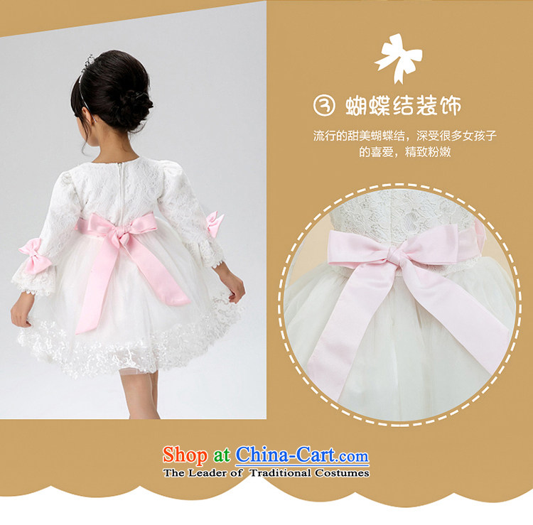 The state of children's wear under the meter high child girls will dress girls Flower Girls Wedding Dress Show Services White Princess 130 pictures, prices, brand platters! The elections are supplied in the national character of distribution, so action, buy now enjoy more preferential! As soon as possible.