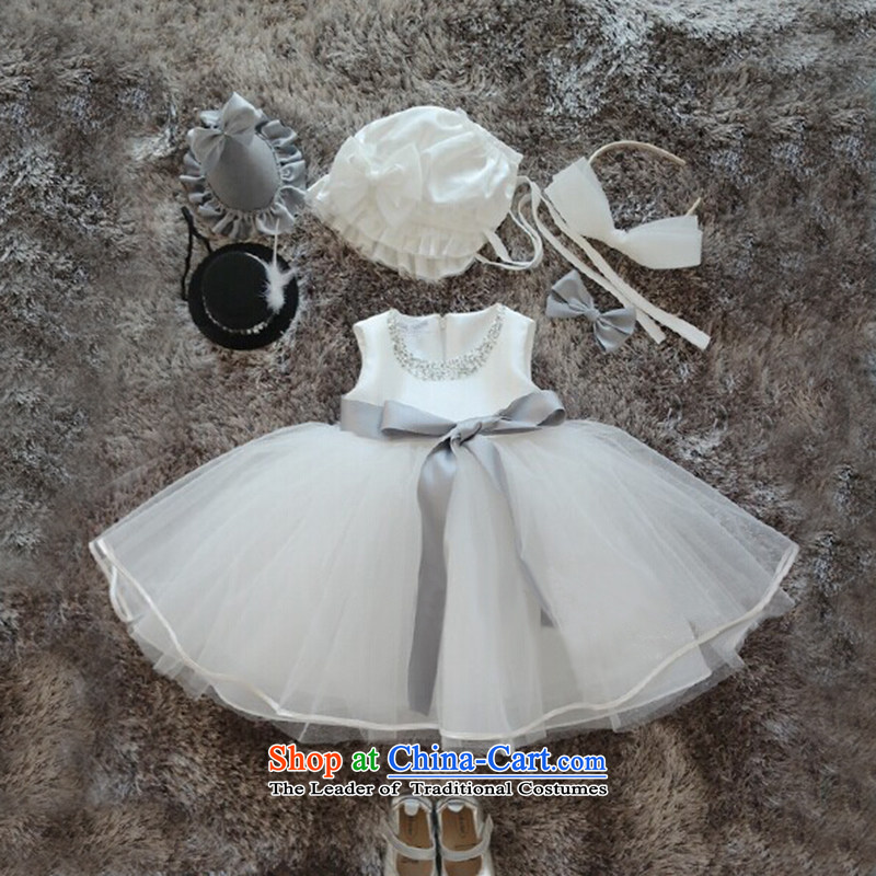 M High State Children's dress skirt girls princess skirt bon bon skirt Flower Girls wedding dress piano skirt will fall 1680 White 150 female m high state (MKOSBANX) , , , shopping on the Internet
