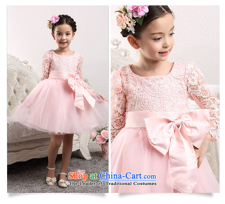 M High Kuniaki) Children Princess skirt girls wedding dress white long-sleeved Flower Girls dress Snow White Dress Festive show dress pink 130 pictures, prices, brand platters! The elections are supplied in the national character of distribution, so action, buy now enjoy more preferential! As soon as possible.