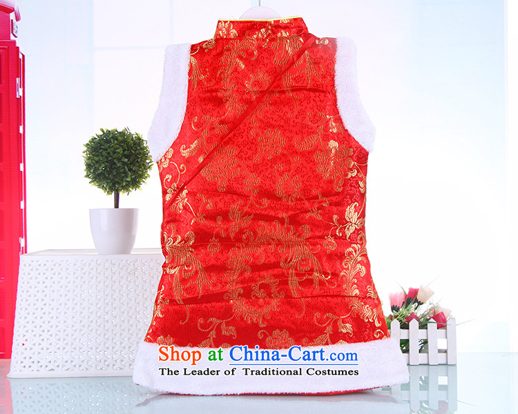 Children qipao gown winter skirt New Year Girls Tang Dynasty Show dress infant baby basket skirt red 110 folder picture, prices, brand platters! The elections are supplied in the national character of distribution, so action, buy now enjoy more preferential! As soon as possible.