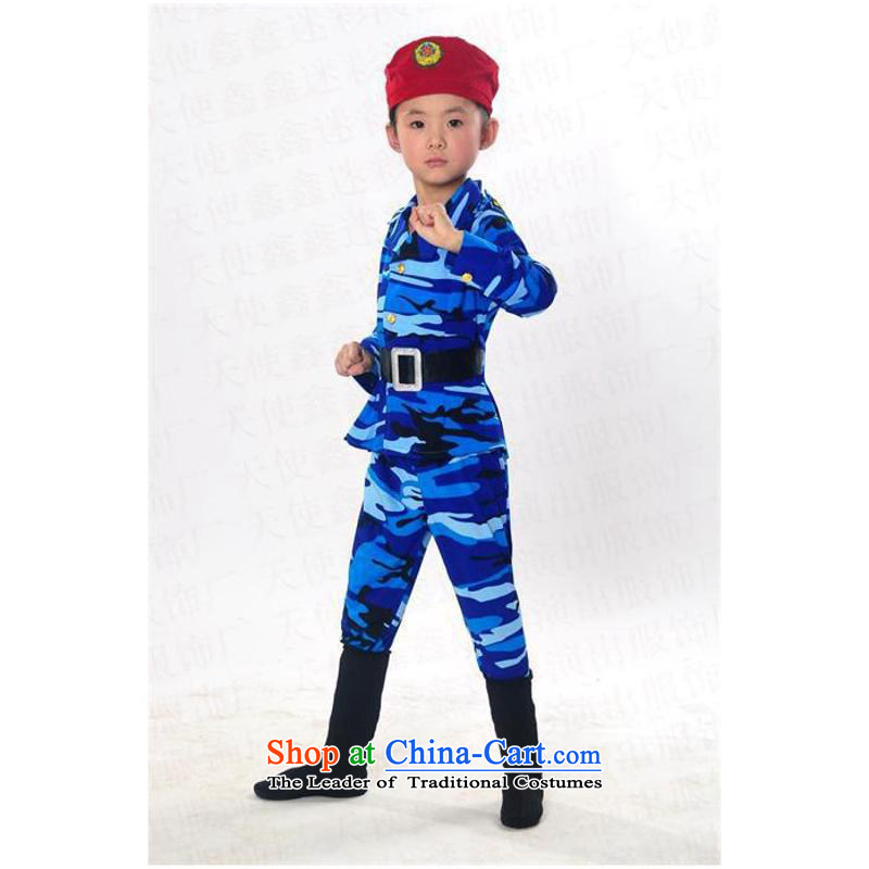 Uniformed services kindergarten children show 61 camouflage for boys and girls will stage costumes and Army Green 120cm, core and involved (rvie.) , , , shopping on the Internet