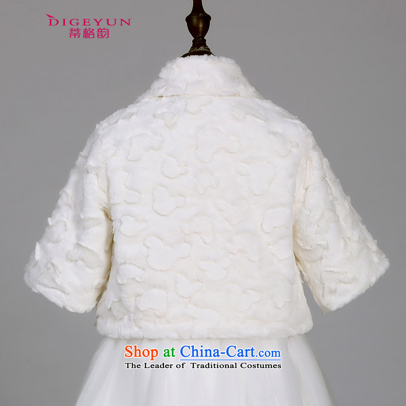 The following new children's gross shawl thick Korean children dress shawl Flower Girls, a winter), a white dress 140 L, 9-12 (TPLF DIGEYUN) , , , shopping on the Internet