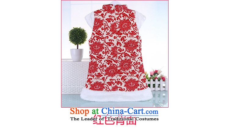 Children Winter Female Tang Gown cheongsam dress cotton 2-3-4-year-old female babies vest skirt New Year 123333 Services Deep Blue 110 pictures, prices, brand platters! The elections are supplied in the national character of distribution, so action, buy now enjoy more preferential! As soon as possible.