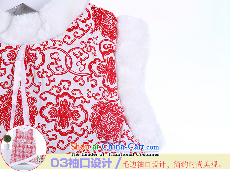 Winter new women's baby Tang dynasty qipao girls New Year with cotton dress cotton folder birthday vest skirt light blue 110 pictures, prices, brand platters! The elections are supplied in the national character of distribution, so action, buy now enjoy more preferential! As soon as possible.