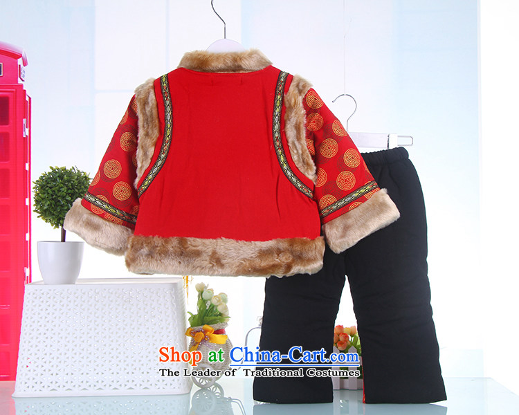 Tang Dynasty 2015 children's wear cotton festive baby Tang folder 2 Kit Baby clothing ãþòâ autumn and winter auspicious baby Tang Dynasty Package children aged 1-4 Tang dynasty red 110 pictures, prices, brand platters! The elections are supplied in the national character of distribution, so action, buy now enjoy more preferential! As soon as possible.