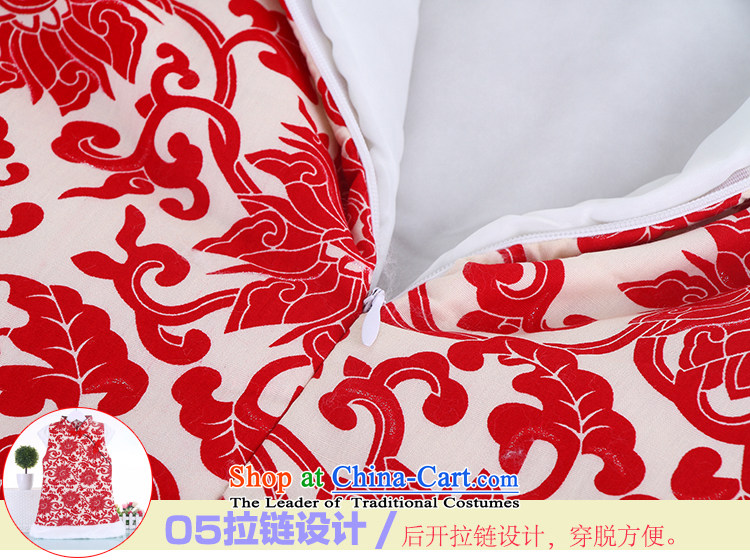 2015 new child qipao girls Tang dynasty dresses baby new year with the autumn and winter child skirts 123333 red 110 pictures, prices, brand platters! The elections are supplied in the national character of distribution, so action, buy now enjoy more preferential! As soon as possible.