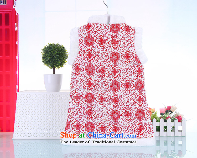 Winter new women's baby Tang dynasty qipao girls New Year with cotton dress cotton folder birthday vest skirt red 110 pictures, prices, brand platters! The elections are supplied in the national character of distribution, so action, buy now enjoy more preferential! As soon as possible.