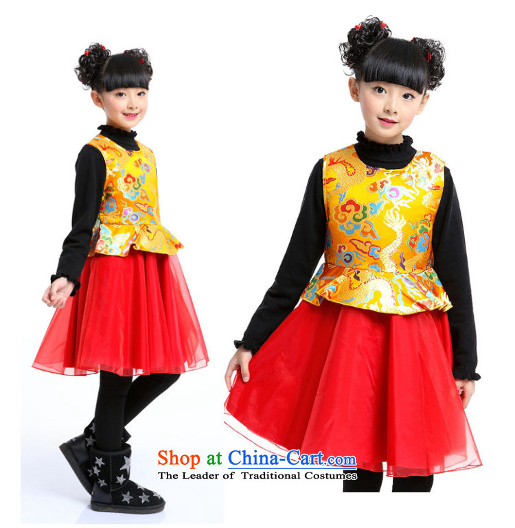 The risk of the bubbling children will dress girls qipao winter New Year Services China wind red 150 yard picture, prices, brand platters! The elections are supplied in the national character of distribution, so action, buy now enjoy more preferential! As soon as possible.