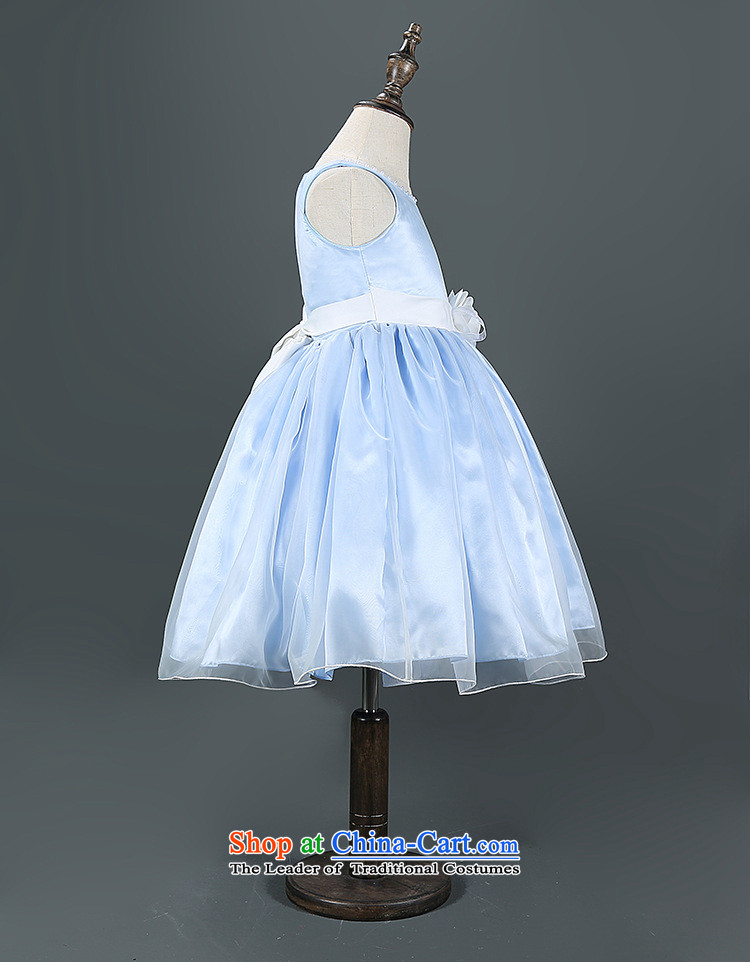 Foreign trade western girls suits child skirt autumn 2015 CUHK princess who replacing children pure color blue skirt 140cm photo dresses, prices, brand platters! The elections are supplied in the national character of distribution, so action, buy now enjoy more preferential! As soon as possible.