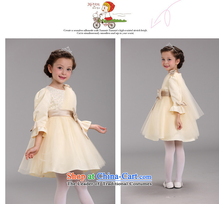The autumn and winter Load BIG GIRL dresses long-sleeved Fall/Winter Collections children princess bon bon Flower Girls skirt the little girl children Bow Tie Princess skirt CUHK child piano dress yarn skirts champagne color 160 pictures, prices, brand platters! The elections are supplied in the national character of distribution, so action, buy now enjoy more preferential! As soon as possible.
