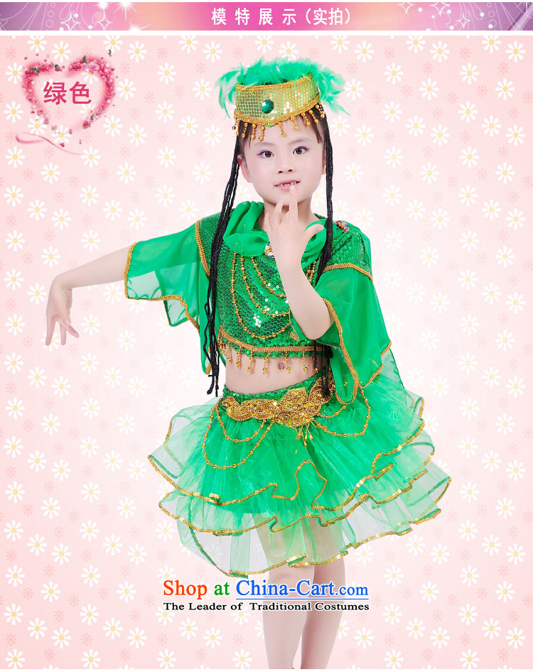 The new girls children dance wearing less d-Xinjiang show young children to Xinjiang will national costumes Yellow 140cm photo, prices, brand platters! The elections are supplied in the national character of distribution, so action, buy now enjoy more preferential! As soon as possible.