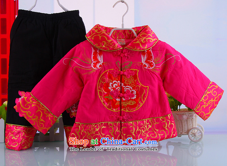 The baby girl Tang dynasty winter coat New Year Tang Dynasty Infant Garment children aged 0-1-2-3-4-5 Week Winter Package red 110 pictures, prices, brand platters! The elections are supplied in the national character of distribution, so action, buy now enjoy more preferential! As soon as possible.