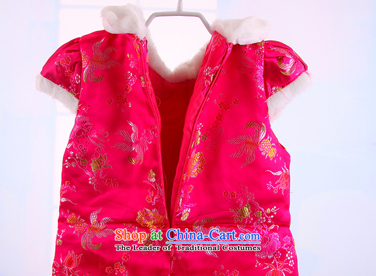Winter new women's baby Tang dynasty cheongsam dress Warm girls ãþòâ vest skirt baby out serving 90 pictures, price red, brand platters! The elections are supplied in the national character of distribution, so action, buy now enjoy more preferential! As soon as possible.