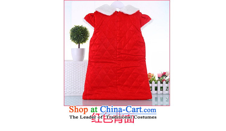 Children qipao Tang dynasty girls autumn China wind baby winter folder cotton classic skirt cotton coat red 110 pictures, prices, brand platters! The elections are supplied in the national character of distribution, so action, buy now enjoy more preferential! As soon as possible.