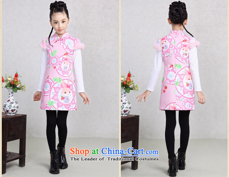 The Burkina found 2015 children's wear girls qipao cheongsam dress child CUHK short-sleeved Tang dynasty China wind cotton waffle) folder for autumn and winter 34505538 New Product Code 160 pictures, pink price, brand platters! The elections are supplied in the national character of distribution, so action, buy now enjoy more preferential! As soon as possible.