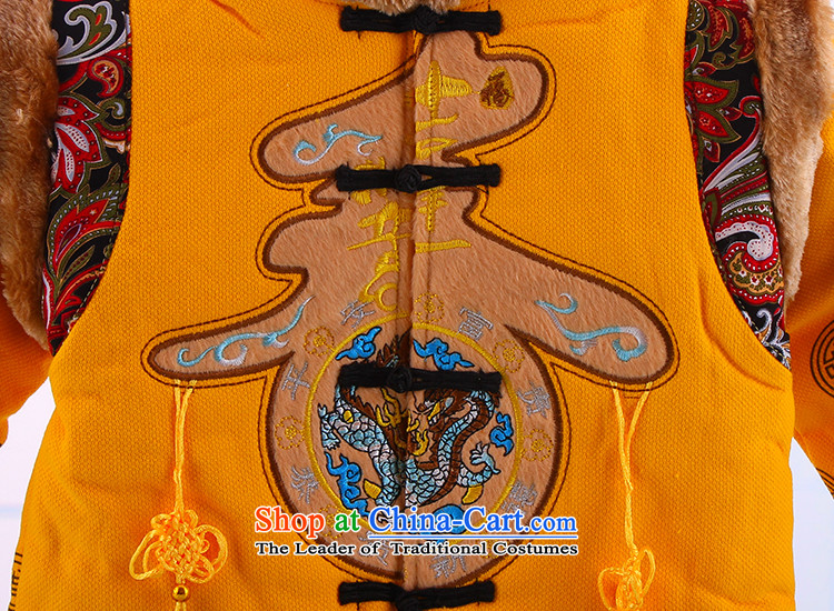 The baby boy children's wear Tang dynasty winter coat 0-1-2-3 age thick infant Tang Dynasty Package Age New Year Service 100 pictures, price yellow, brand platters! The elections are supplied in the national character of distribution, so action, buy now enjoy more preferential! As soon as possible.