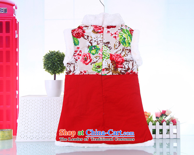 Children's Wear 2015 new girls qipao children New Year with winter coat skirt children for Winter celebration for the Tang Dynasty will red 110 pictures, prices, brand platters! The elections are supplied in the national character of distribution, so action, buy now enjoy more preferential! As soon as possible.