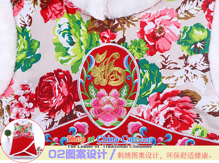 Children's Wear 2015 new girls qipao children New Year with winter coat skirt children for Winter celebration for the Tang Dynasty will red 110 pictures, prices, brand platters! The elections are supplied in the national character of distribution, so action, buy now enjoy more preferential! As soon as possible.