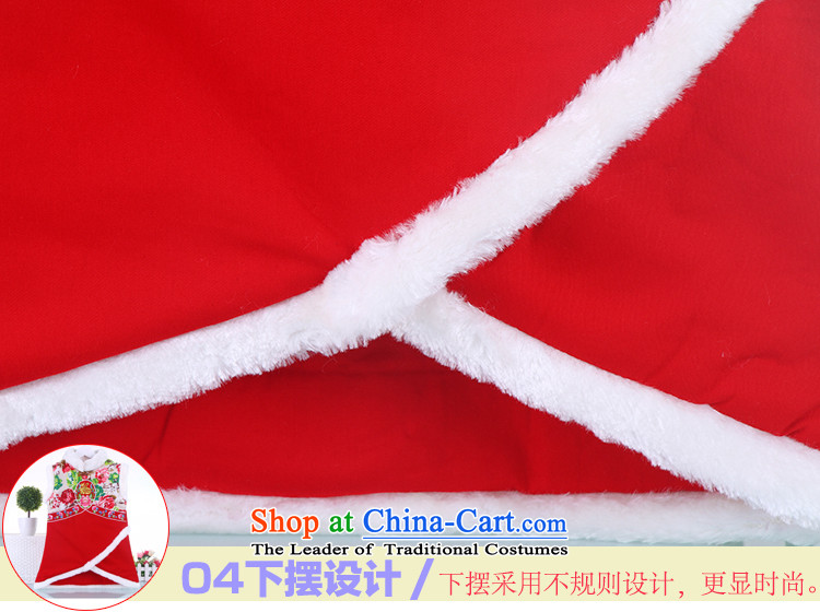 Children's Wear 2015 new girls qipao children New Year with winter coat skirt children for Winter celebration for the Tang Dynasty will red 110 pictures, prices, brand platters! The elections are supplied in the national character of distribution, so action, buy now enjoy more preferential! As soon as possible.