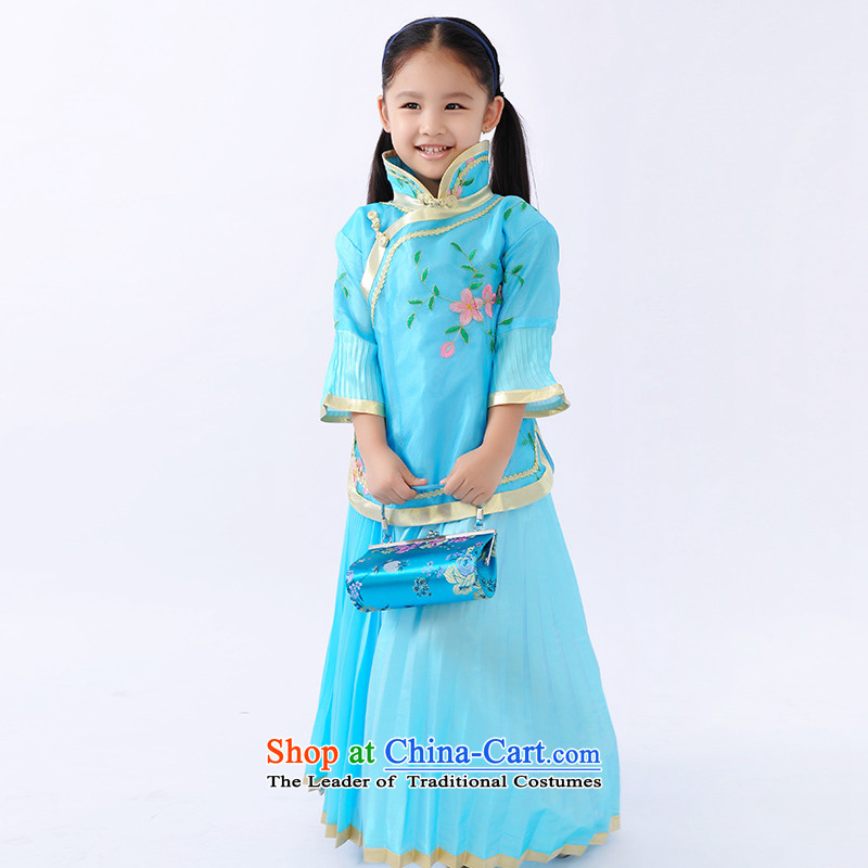 Adjustable leather case package children costume girls with the Republic of Korea students Load Miss girls of early childhood guzheng guqin 140cm, red leather and better package has been pressed shopping on the Internet