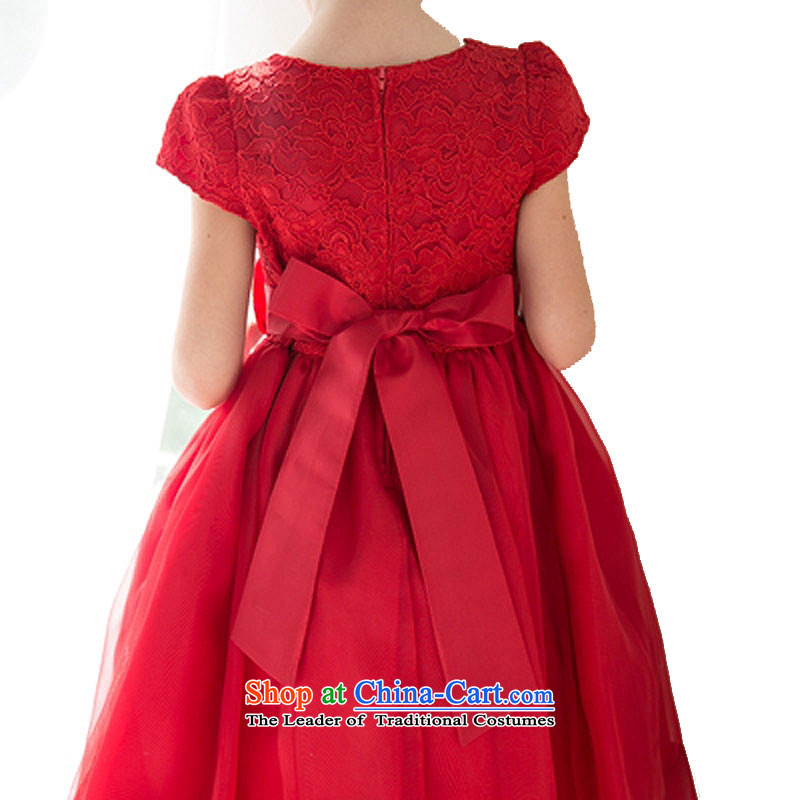 Adjustable leather case package of children's wear skirts girls princess skirt dresses little girl children short-sleeved gown bon bon 140cm, red leather and skirts package has been pressed shopping on the Internet