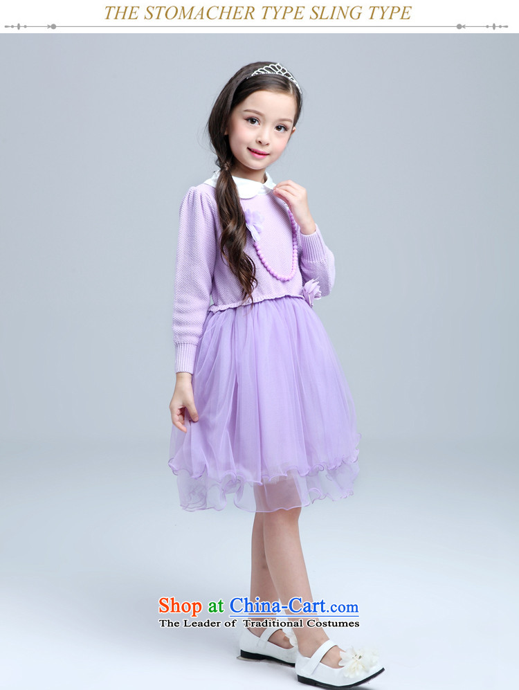 M High State child skirt 2015 Fall/Winter Collections new girls dresses Korean girl children's wear long-sleeved knitted cotton princess skirt pink 160 pictures, prices, brand platters! The elections are supplied in the national character of distribution, so action, buy now enjoy more preferential! As soon as possible.