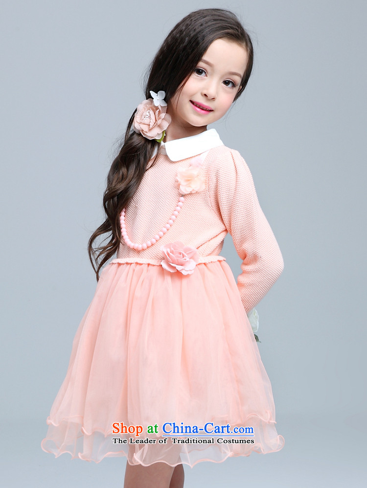 M High State child skirt 2015 Fall/Winter Collections new girls dresses Korean girl children's wear long-sleeved knitted cotton princess skirt pink 160 pictures, prices, brand platters! The elections are supplied in the national character of distribution, so action, buy now enjoy more preferential! As soon as possible.