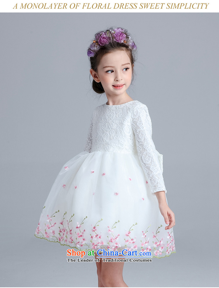Each Ngai girls princess skirt dress skirt flower girl will dress snow white dress clothes dress Flower Girls female white 150 pictures, prices, brand platters! The elections are supplied in the national character of distribution, so action, buy now enjoy more preferential! As soon as possible.