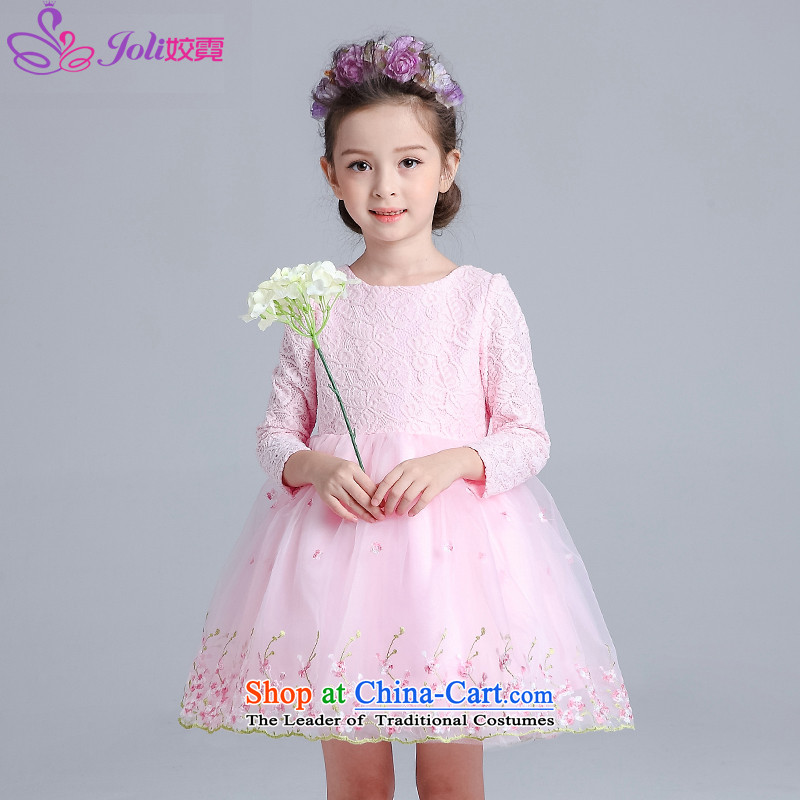 Each Ngai girls princess skirt dress skirt flower girl will dress snow white dress clothes dress Flower Girls female white 150, per-ngai (joli) , , , shopping on the Internet