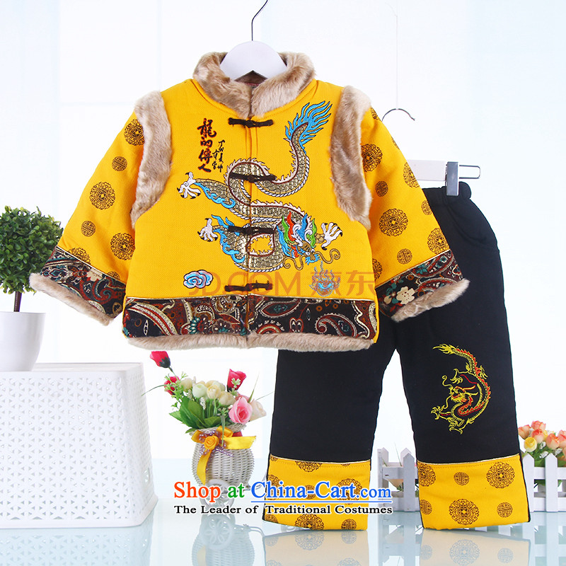 The baby boy Tang dynasty baby children happy new year Tang dynasty load of autumn and winter new cotton coat kit red 110, small and Dodo xiaotuduoduo) , , , shopping on the Internet