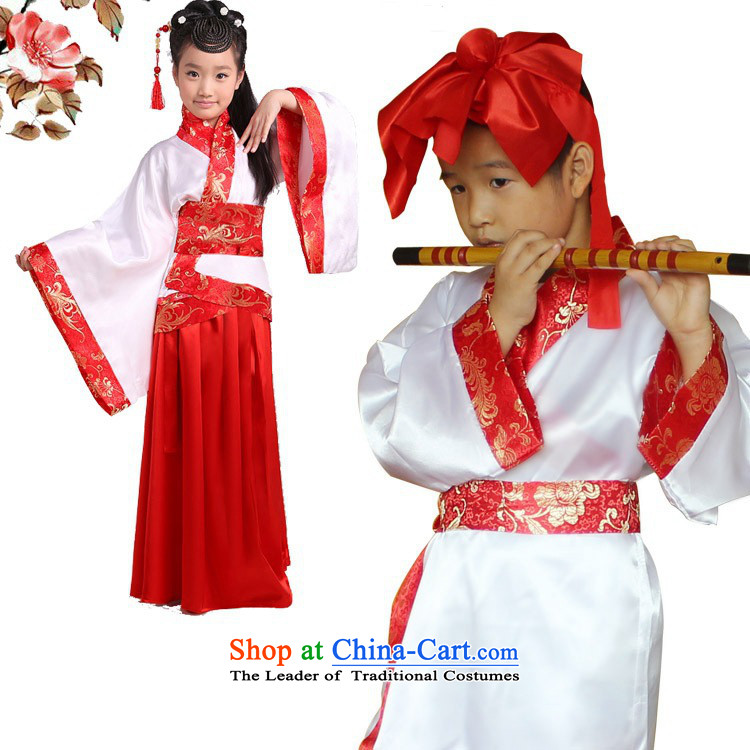 Children ancient clothing will Han-men and women were traditionally the nunnery Neo-confucian serving a three-character service regulation performances disciples women of 140 pictures, prices, brand platters! The elections are supplied in the national character of distribution, so action, buy now enjoy more preferential! As soon as possible.