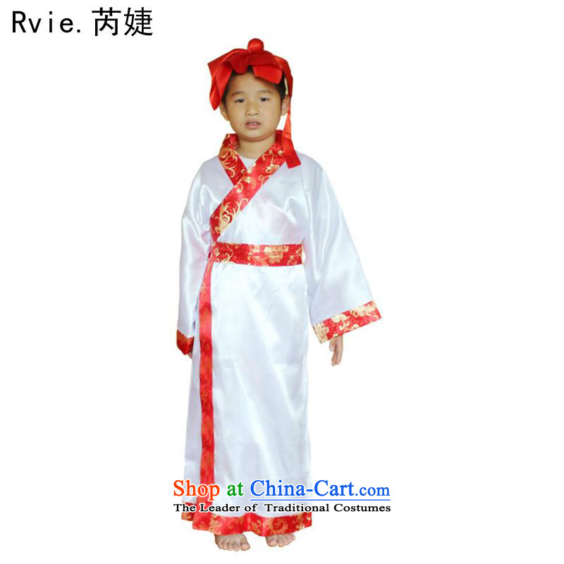 Children ancient clothing will Han-men and women were traditionally the nunnery Neo-confucian serving a three-character service regulation performances disciples 140cm, women and Jie (rvie.) , , , shopping on the Internet