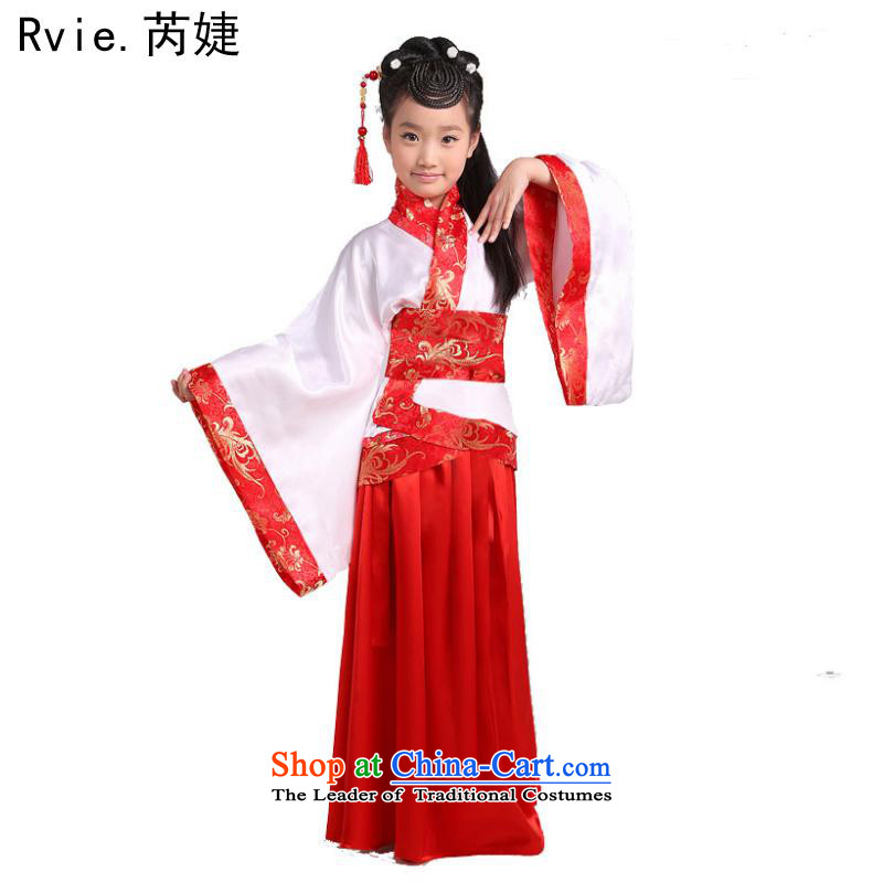 Children ancient clothing will Han-men and women were traditionally the nunnery Neo-confucian serving a three-character service regulation performances disciples 140cm, women and Jie (rvie.) , , , shopping on the Internet
