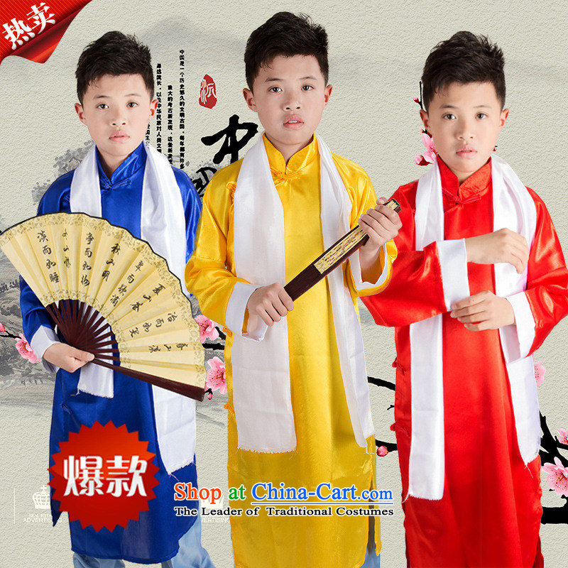 The Republic of Korea also large cheongsams children 1919 students robe services boy costume xiang sheng photo album stage performances of dark blue 140cm photo, prices, brand platters! The elections are supplied in the national character of distribution, so action, buy now enjoy more preferential! As soon as possible.