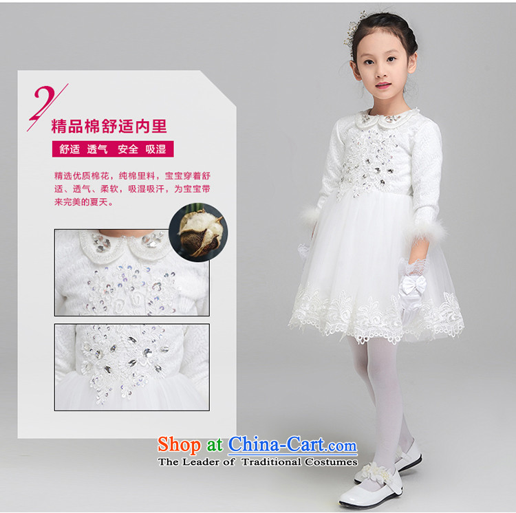 The following new paragraph 2015 winter Princess dress skirts children girls performed a long-sleeved gown thickened dress Flower Girls dress bon bon skirt white 150 pictures, prices, brand platters! The elections are supplied in the national character of distribution, so action, buy now enjoy more preferential! As soon as possible.