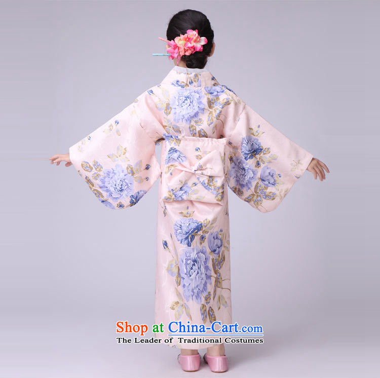 Traditional Japanese girl children are kimonos long robes bathrobes stage performances showing the new pieces of garments dance Blue 140cm photo, prices, brand platters! The elections are supplied in the national character of distribution, so action, buy now enjoy more preferential! As soon as possible.