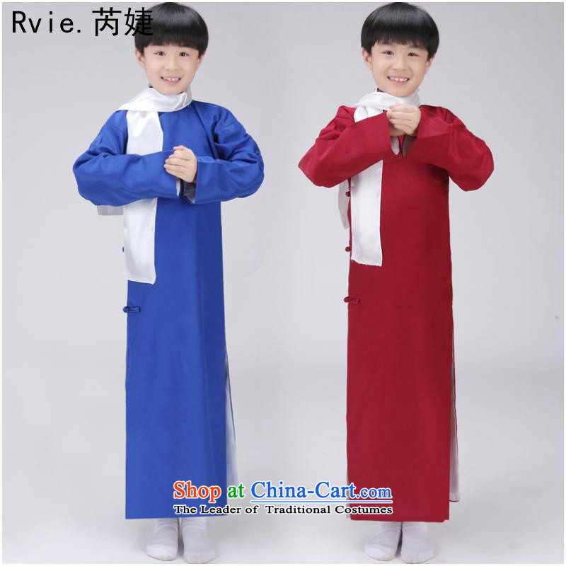 The Republic of Korea also large cheongsams children 1919 students robe services boy costume xiang sheng photo album bourdeaux 130cm, stage performances and involved (rvie.) , , , shopping on the Internet