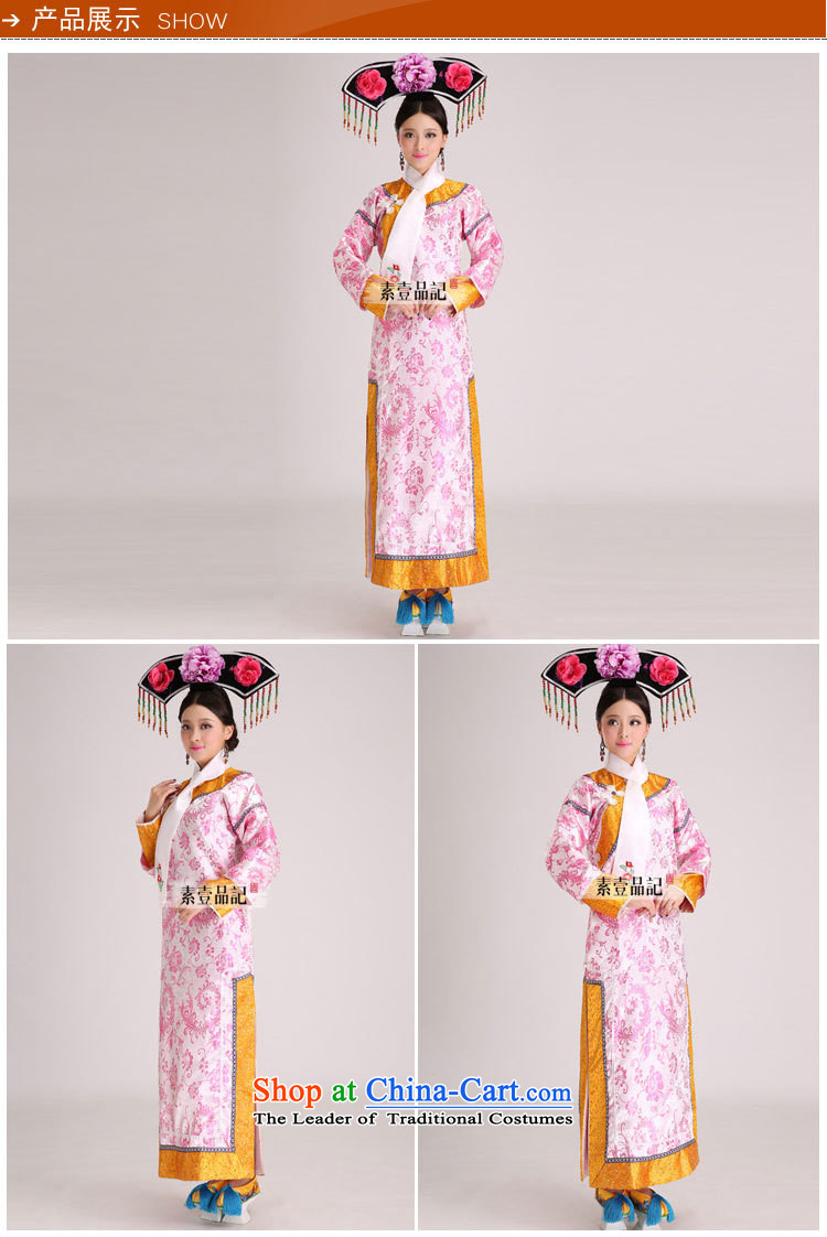 The Qing dynasty Empress Gwi-cos well jin small home-flag Manju maids serve clothes performances showing the Stage Costume blue are code picture, prices, brand platters! The elections are supplied in the national character of distribution, so action, buy now enjoy more preferential! As soon as possible.